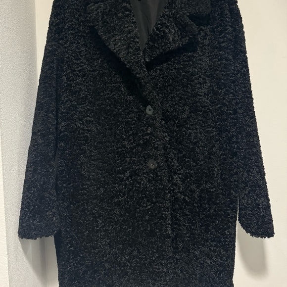 Velvety Boucle Black Jacket - Picture 3 of 6